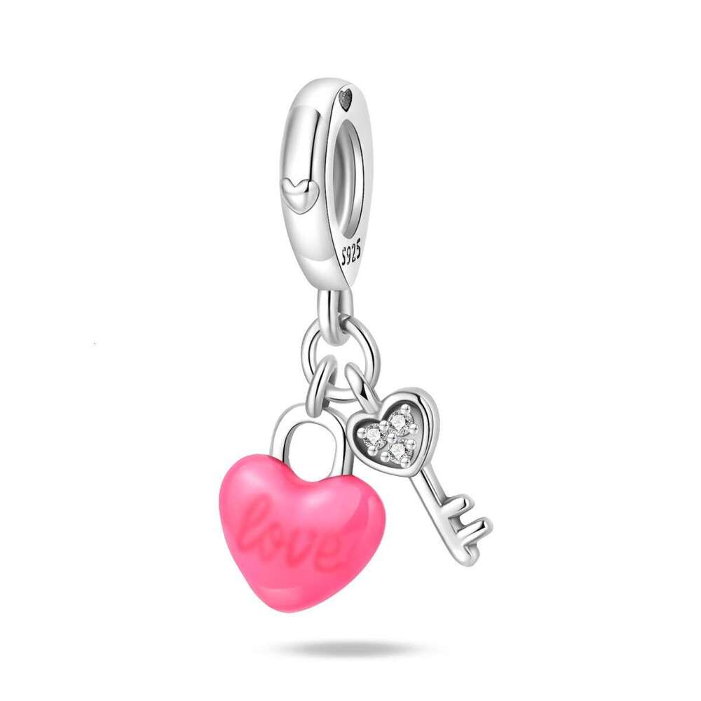 925 Sterling silver Self designed Charms Pendant Fit bracelet DIY jewelry accessories bracelet