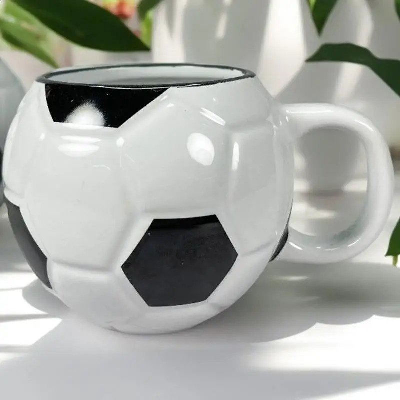 400ml Football Coffee Cup Funny Football Mug Coffee Mug Sports Mug Desk Decor Ceramic Mug Soccer Drinking Cup Large Capacity 240910
