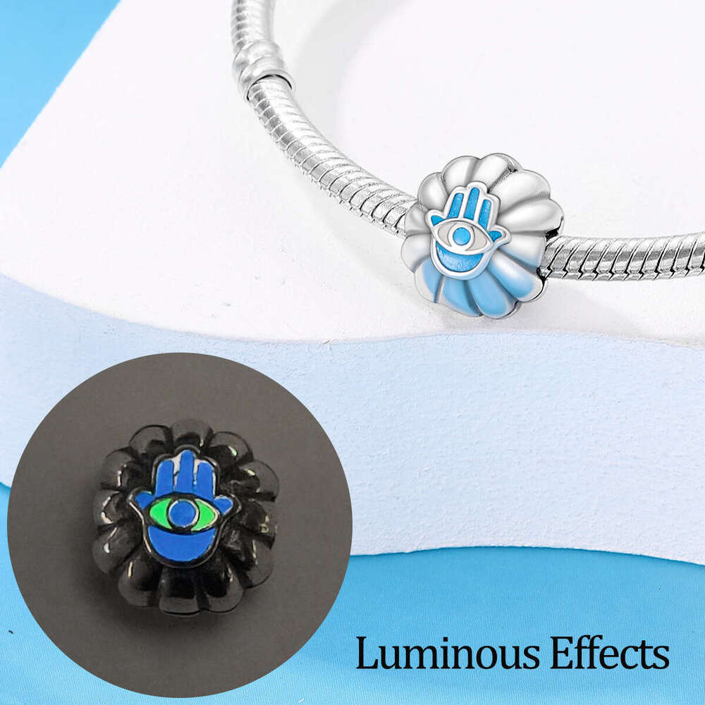 New 925 Sterling Silver Charm Flower Snowflake Starlight Safety Buckle Beads Fit Charms Silver 925 Original Bracelet DIY Jewelry Making For women Gift
