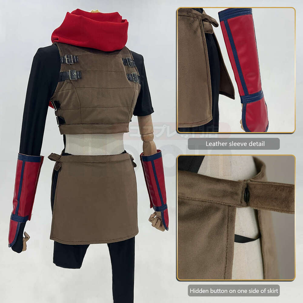 HOLOUN Delicious In Anime Izumi Hitomi Asebi Cosplay Costume Wig Tops Skirt Vest Scarf Cos Convention Halloween Christmas