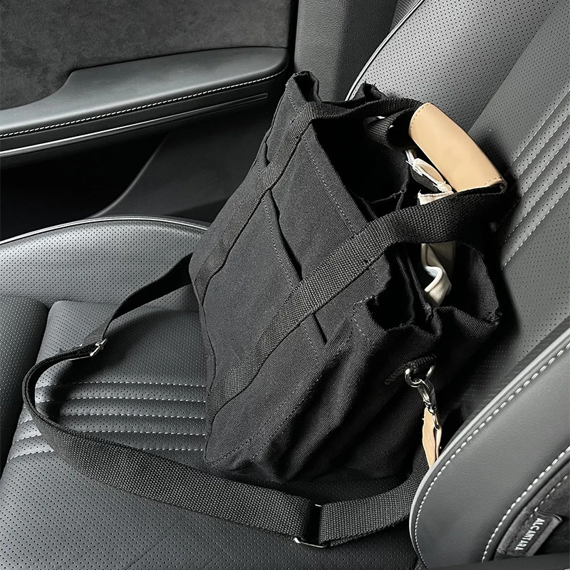 Womens Bag Canvas Large Capacity Multi Tote Handbag Layer Function Crossbody Shopping 240914