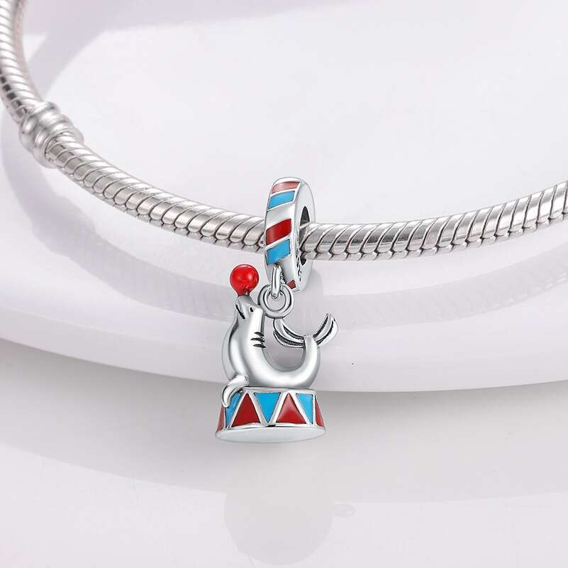 925 Sterling silver Shell Charms Ocean Wind Dolphin Whale Pendant Beads Fit Original Bracelet DIY Bracelet Necklace