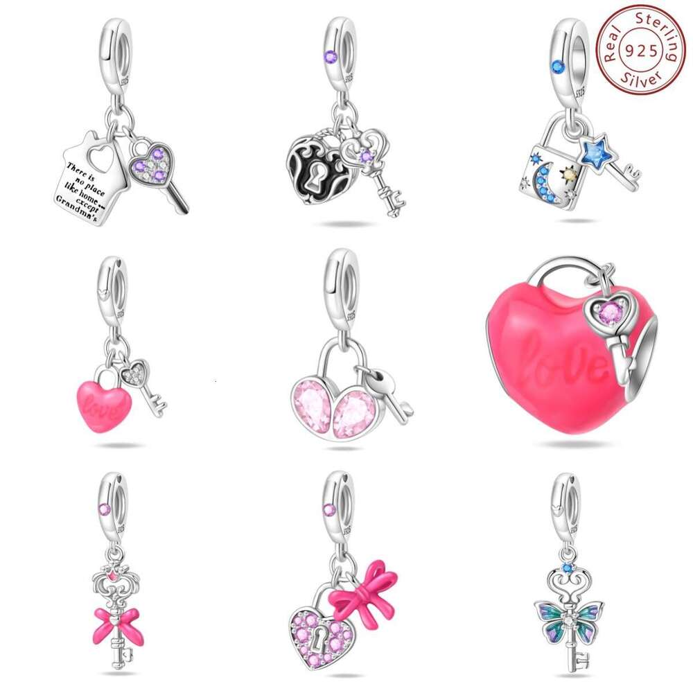 925 Sterling silver Self designed Charms Pendant Fit bracelet DIY jewelry accessories bracelet