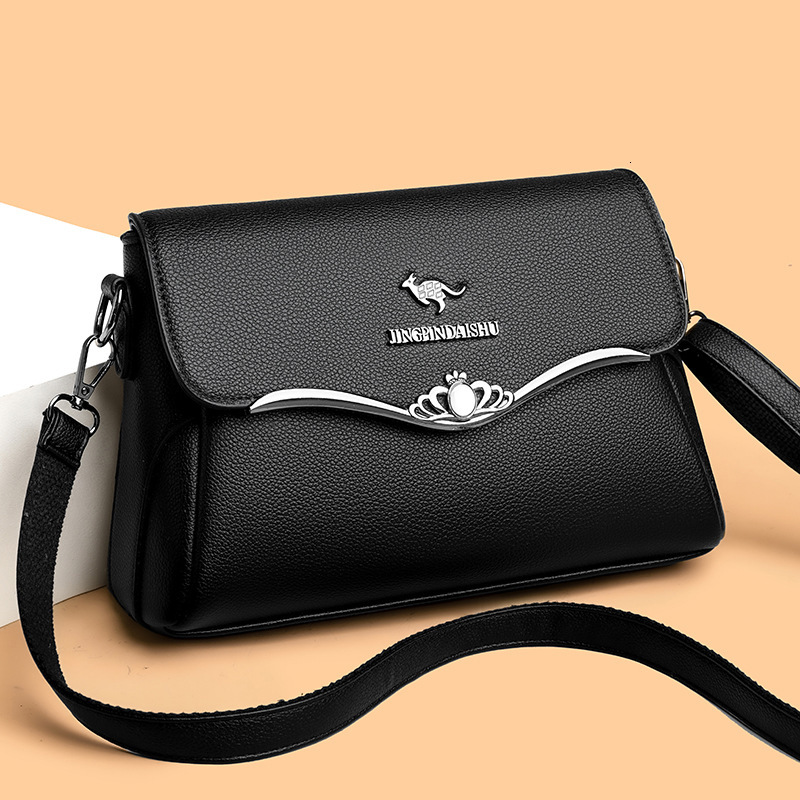 2025 High-end Designer Crossbody Bag Genuine Soft Leather New Korean Fashion Women's Light Luxury Crossbody Bag With Large Capacity For Middle-ag