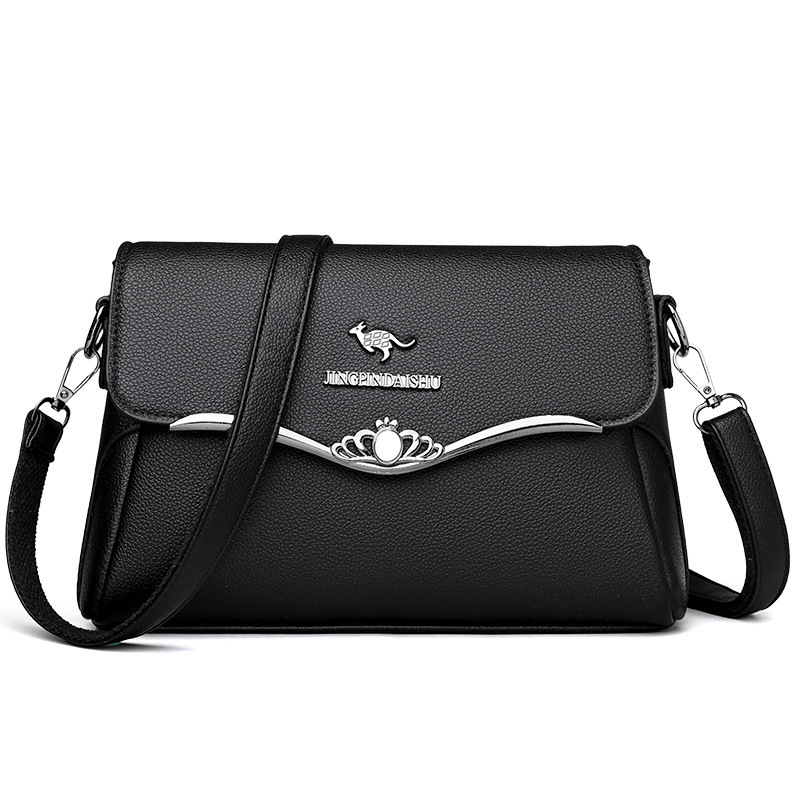 2025 High-end Designer Crossbody Bag Genuine Soft Leather New Korean Fashion Women's Light Luxury Crossbody Bag With Large Capacity For Middle-ag