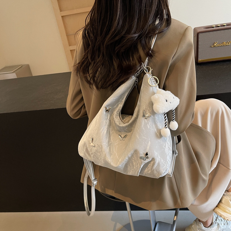 New Simple And Cute Handbag Designer Crossbody Bag With High-end Texture Large Capacity Crossbody Body Summer Niche Simple Handheld Shoulder Bag Handb