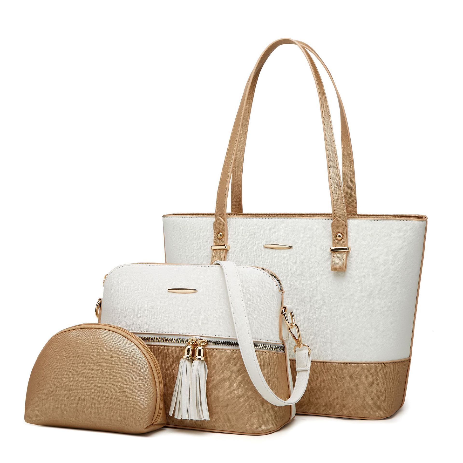 2025 New Popular Multifunctional Crossbody Bag Mother And Baby Atmosphere Three Piece Set Single Shoulder Crossbody Style Handbag Mini Wallet Armpit B