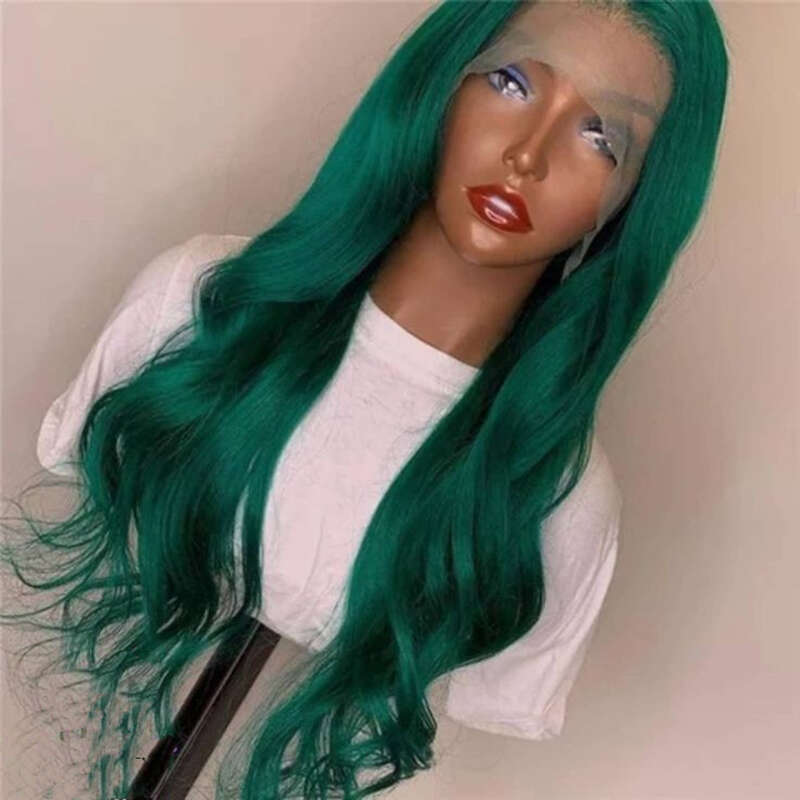 AIMEYA Dark Brown Wig Body Wave Lace Front Wigs For Women Heat Resistant Natural Haire Synthetic Hair