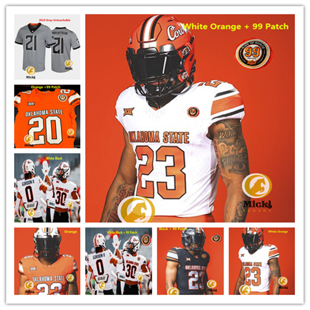 Jake Springfield Ollie Gordon II Oklahoma State Football Jersey Kam Franklin Camron Heard Jaedon Foreman Nickolas Martin Oklahoma State Cowboys Jerseys Stitched