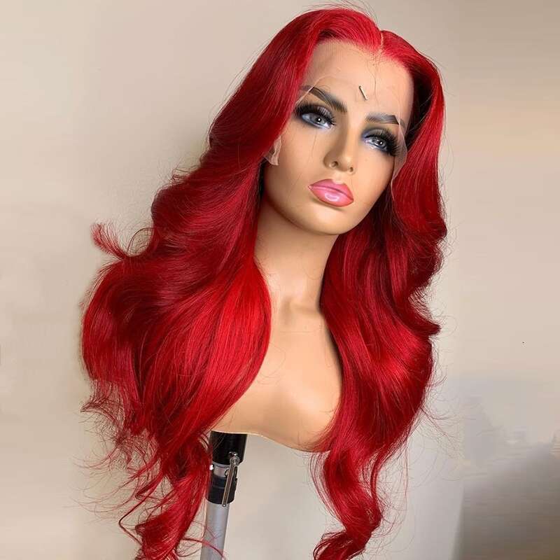 AIMEYA Dark Brown Wig Body Wave Lace Front Wigs For Women Heat Resistant Natural Haire Synthetic Hair