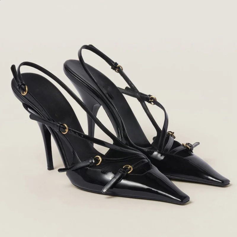 Spring and Summer Womens High Heels Strap Stiletto High Heel Sandals Versatile High Heels 240914