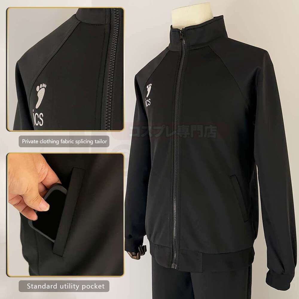 HOLOUN Haiky Anime Karasuno High School Uniform Hinata Shouyou Kageyama Tobio Sugawara Koushi Cosplay Costume Embroidery Daily