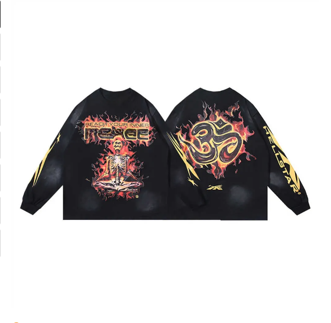 Vintage Washed T Shirts Oversized Men Clothing TEE T-shirts