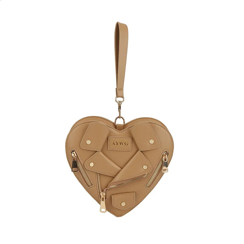 Creative Heart Clothes Shoulder Bags for Women Creative Purses and Handbags Riveted Clothes Jackets Womens Crossbody Bags 240912