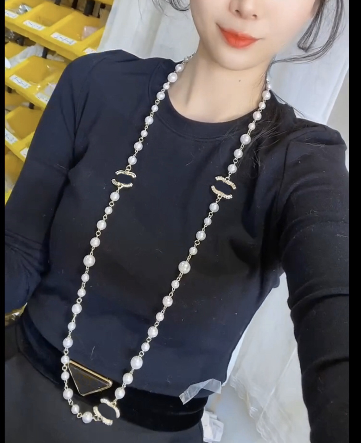 Pendant Necklaces Luxurys Designer necklace Pearl Necklaces Designer Jewelry Brand Necklaces Choker Fashion Women Wedding Jewelry Love Gifts 20 Style