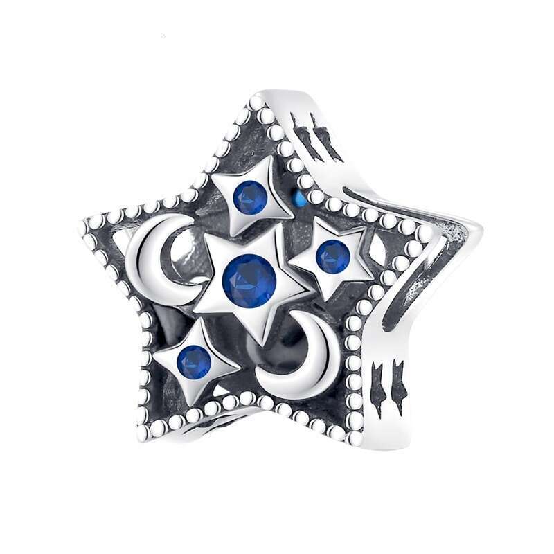 New 925 Sterling Silver Charm Blue Dream Catcher Pendant Fit Charms Silver 925 Original Bracelet DIY Jewelry Making For women Gifts