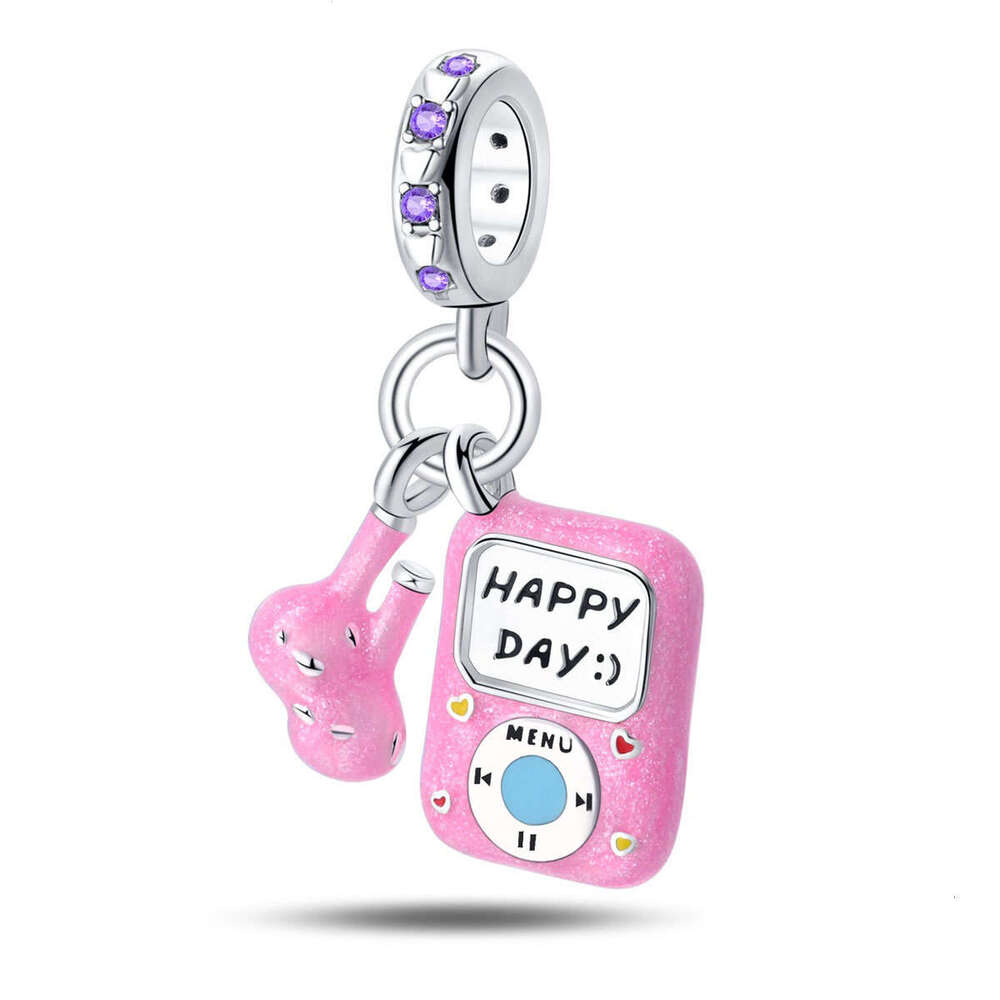 New 925 Sterling Silver Charm Music Series - Romantic Earphone Beads Fit Charms Silver 925 Original Bracelet DIY Jewelry Making For women Gifts