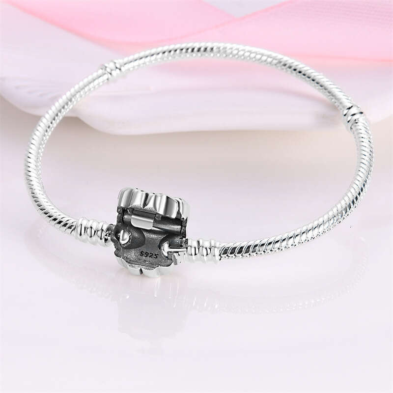 New 925 Sterling Silver Snake Chain Butterfly Bracelet Fit Charms Silver 925 Original Bracelet DIY Jewelry Making For women Gifts