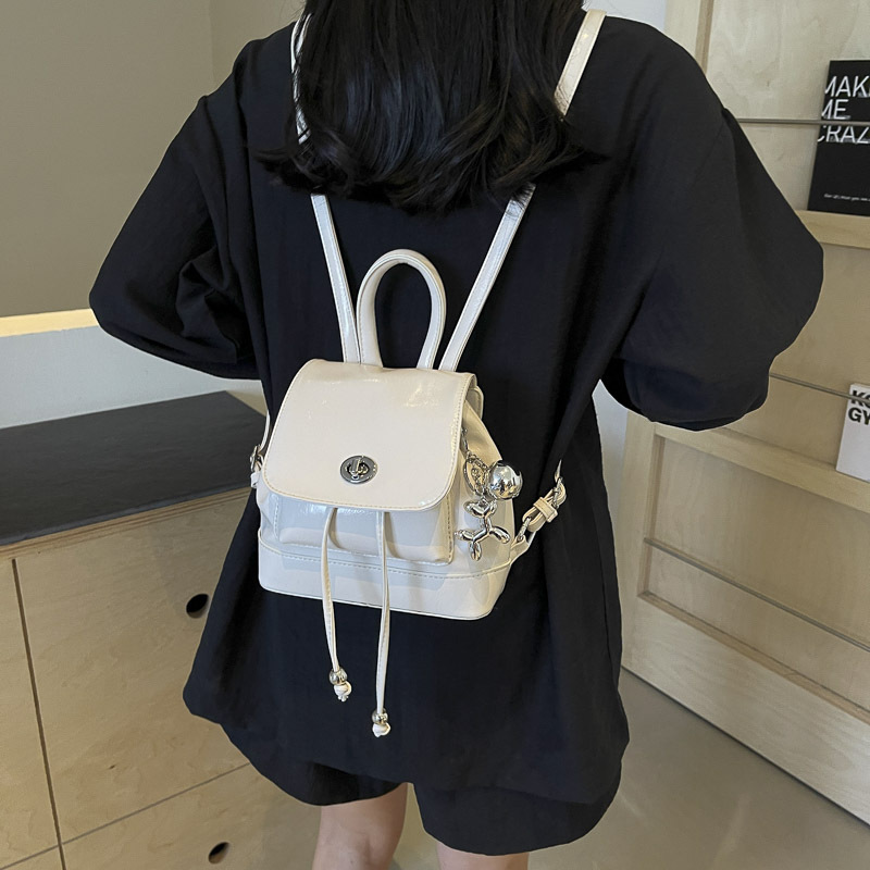 Designer Designer Bookbag School Bags Leather Square TLXT Women Fashion Backpacks Korean Trend Luxury Shoulder Bag Backpack Travel Bag