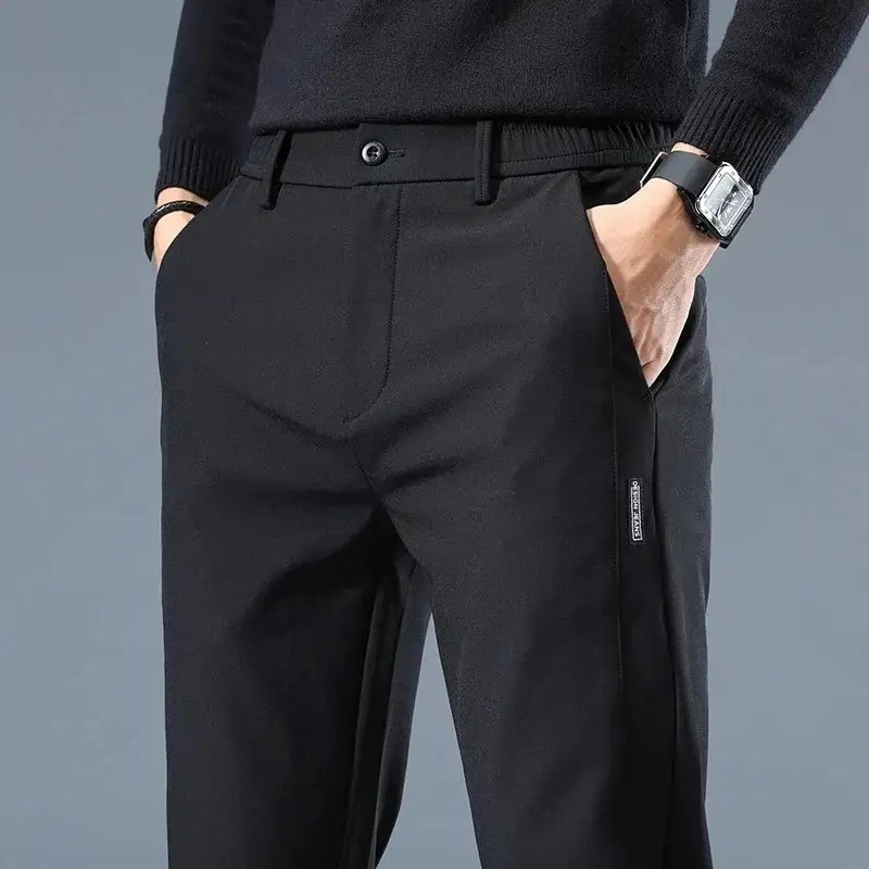 Spring and Autumn Men's Golf Pants High Quality Elastic Fashion Casual Business Versatile Breathable Trousers Pants Slim