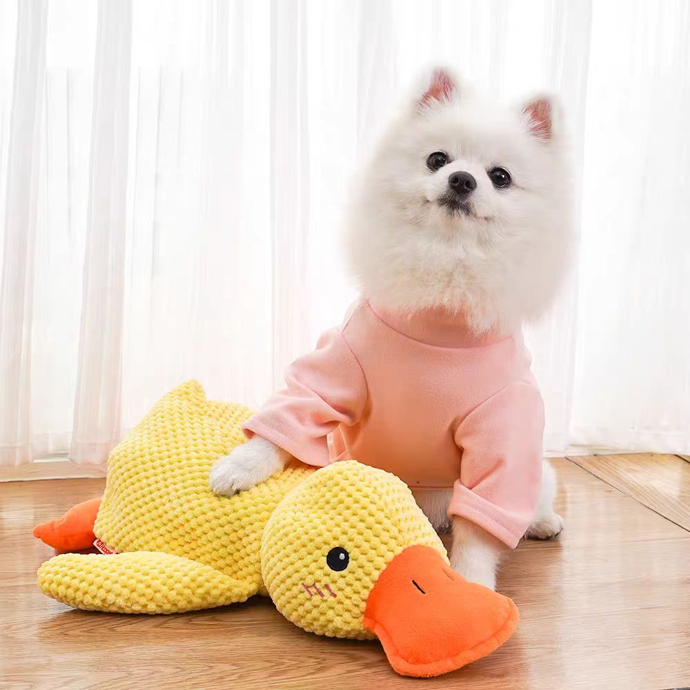 Dog toy duck with unique design, squeaking and imitating plush dog toys, fashionable pet toy design, bringing a wonderful experience to dogs