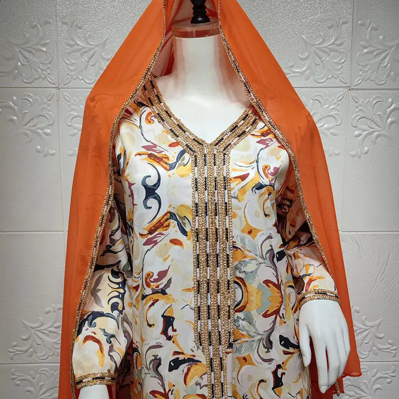 Headscarf Womens Edition Printed Fashion Comfortable Gorgeous Style Dress Casual Hoodie 240913