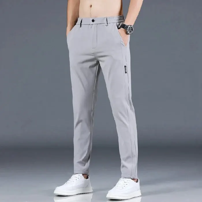 Spring and Autumn Men's Golf Pants High Quality Elastic Fashion Casual Business Versatile Breathable Trousers Pants Slim
