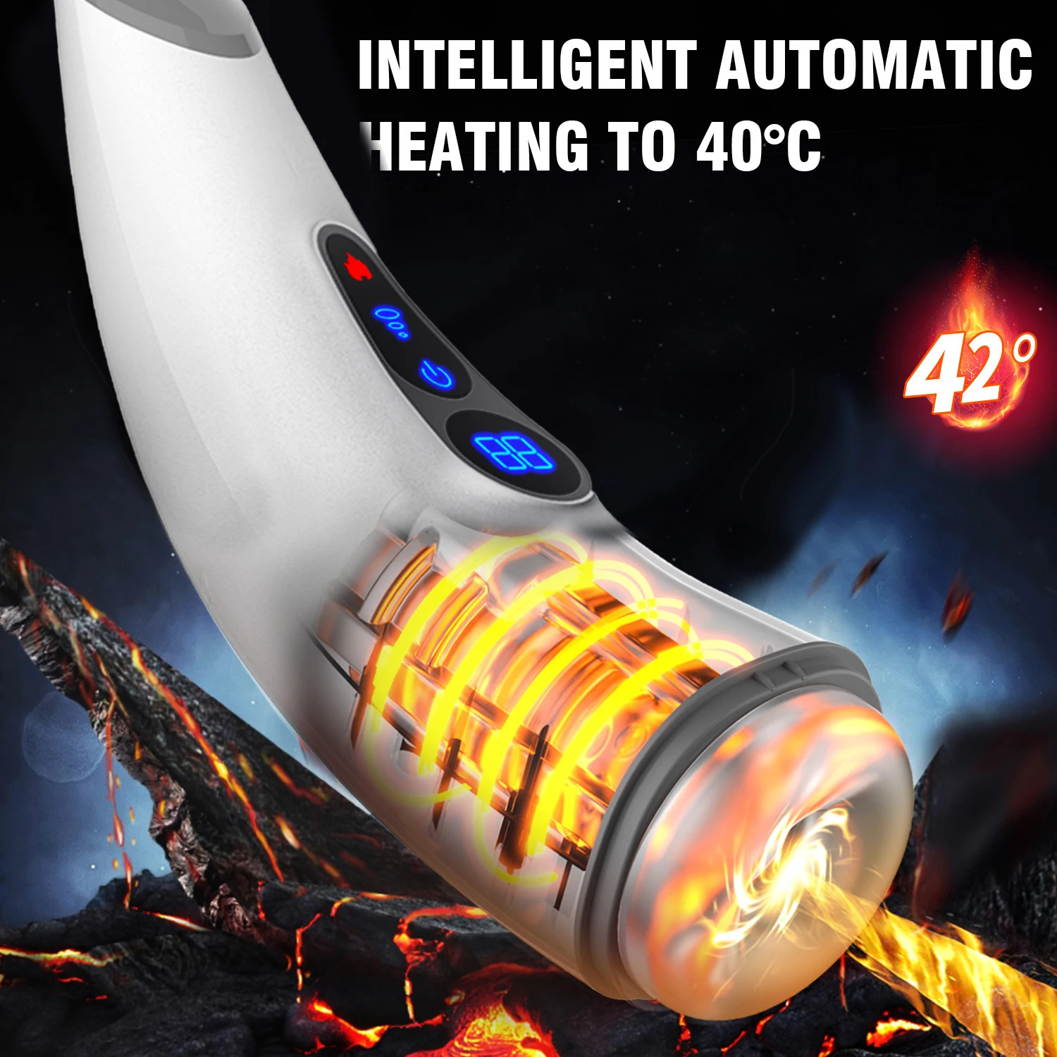 Male Automatic Sucking Heating Masturbation Cup Vagina Vibrating Machine Blowjob Male Masturbator Sex Toys for Men Adult Product 240914