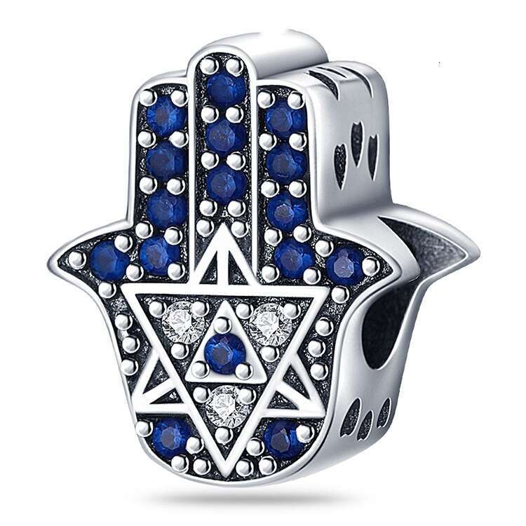 New 925 Sterling Silver Charm Palm Magic Eye beads Fit Charms Silver 925 Original Bracelet DIY Jewelry Making For women Gifts