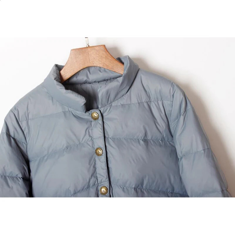 SEDUTMO Winter Ultra Light Duck Down Jacket Womens Short Size Jacket Ultra Thin Autumn Inflatable Jacket Pocket Parkas ED862 240913