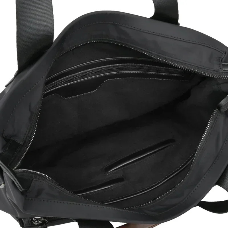 BJIAX New Men Horizontal Business Casual Handbag Nylon Oxford Cloth Canvas Crossbody Bag Briefcase