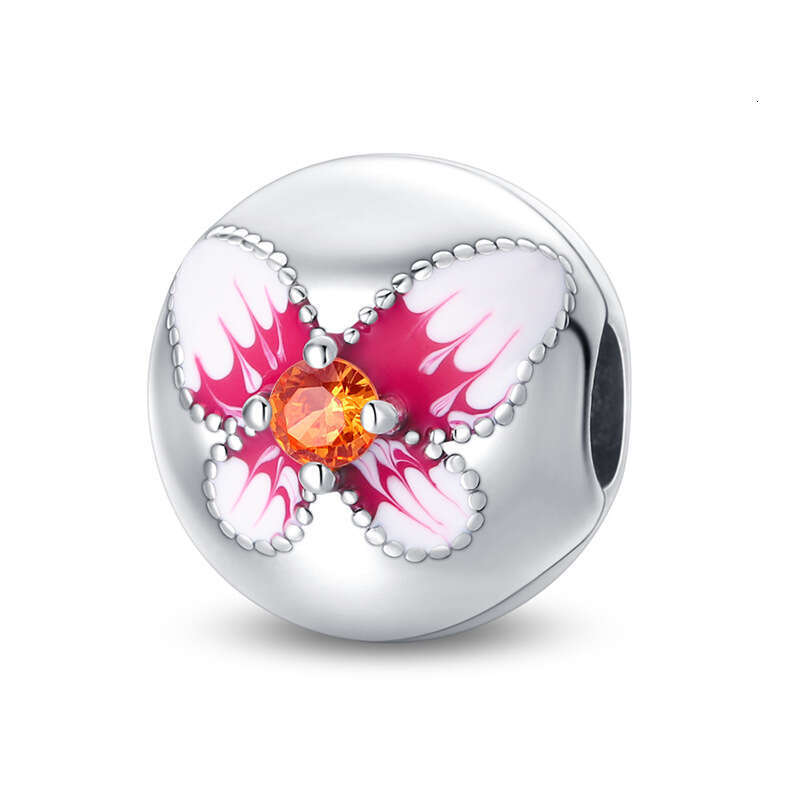New 925 Sterling Silver Charm Cute pet butterfly flower heart shape beads Fit Charms Silver 925 Original Bracelet DIY Jewelry Making For women Gifts