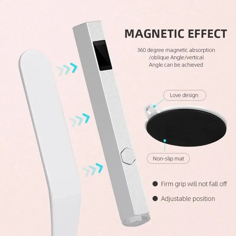 Mini Handheld UV Led Lamp For Nails Portable Rechargeable Nail Dryer For Curing Gel Polish With Display Manicure Machine 240914