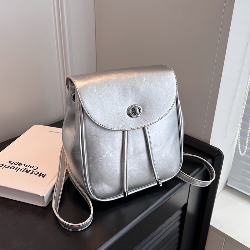 Designer Designer Bookbag School Bags Leather Square TLXT Women Fashion Backpacks Korean Trend All-match Shoulder Backpack Travel Bag