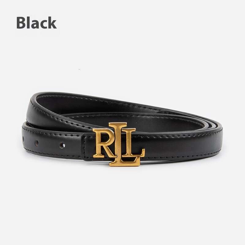 Thin Leather Belt, Genuine Cowhide for Women - Casual & Versatile