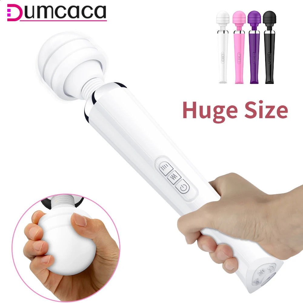 Powerful wand vibrator fake penis adult sex toy female clitoris and vagina stimulator 240914