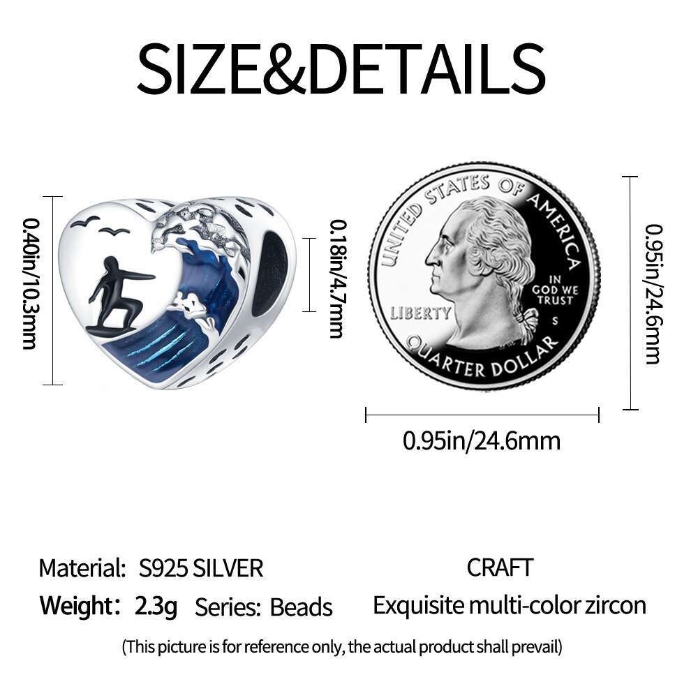 New 925 Sterling Silver Charm Fit Charms Silver 925 Original Bracelet DIY Jewelry Making For women Gifts