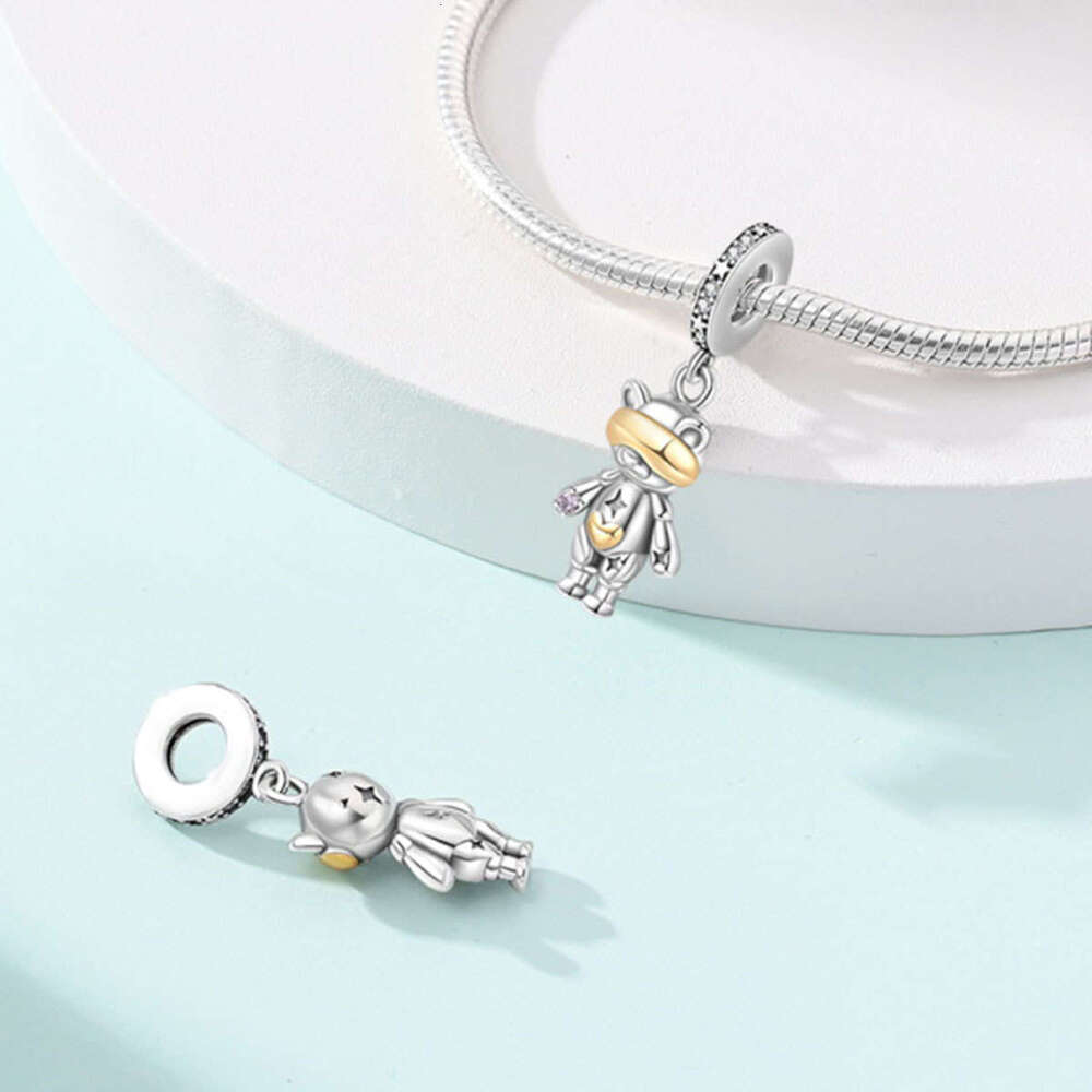 New 925 Sterling Silver Charm Bear pendant beads Fit Charms Silver 925 Original Bracelet DIY Jewelry Making For women Gifts