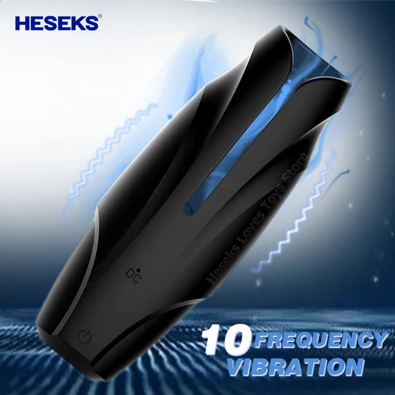 HESEKS Glans Vibrator Men Penis Trainer Delay Ejaculation Stimulator Automatic Male Masturbators Massager Sex Toys For Men 240914