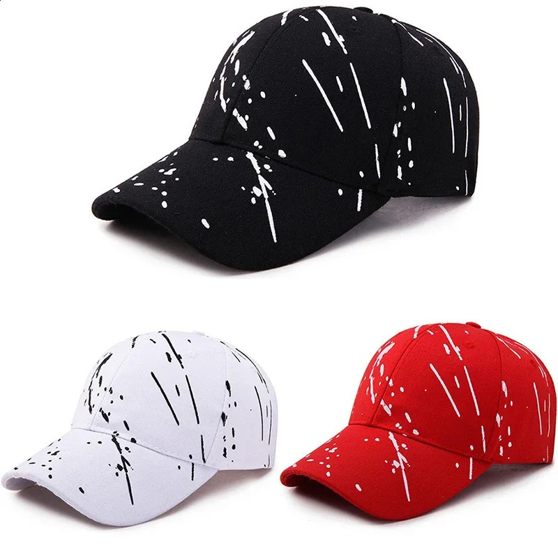 Fashion Women Men Graffiti Hip Hop Cotton Baseball Cap Adjustable Outdoor Sports Unisex 240906