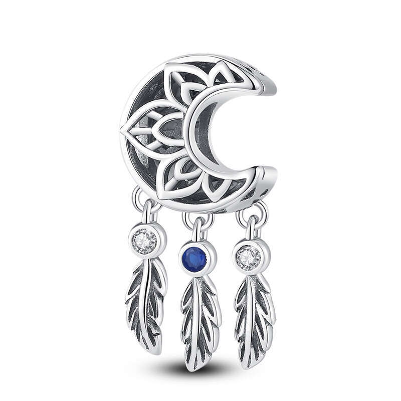 New 925 Sterling Silver Charm Dream catcher flower pendant Fit Charms Silver 925 Original Bracelet DIY Jewelry Making For women Gifts