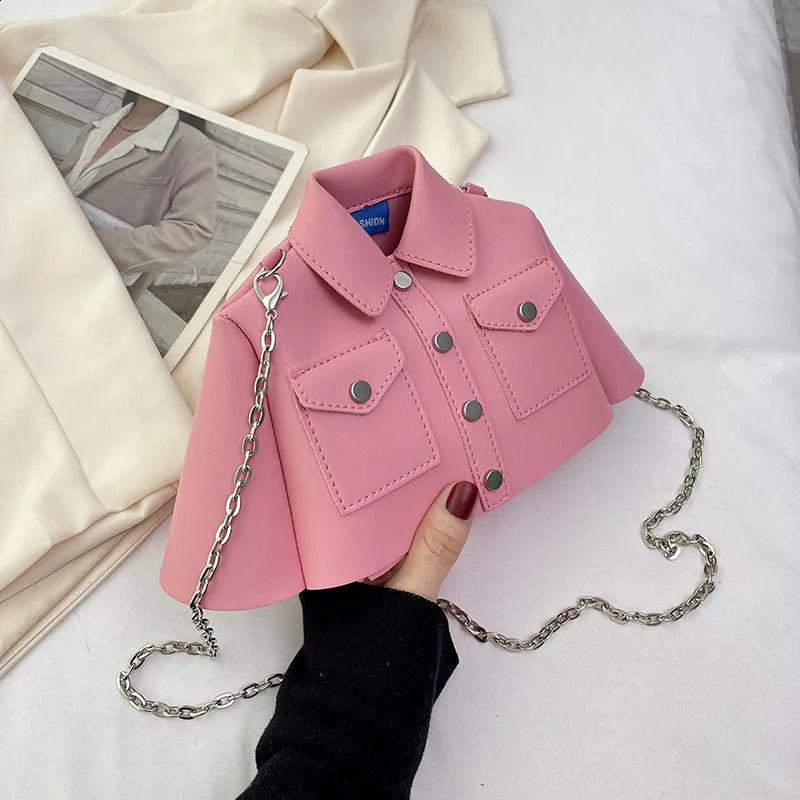 Creative womens bag niche shoulder bag fashion chain interesting style cross body bag 240912