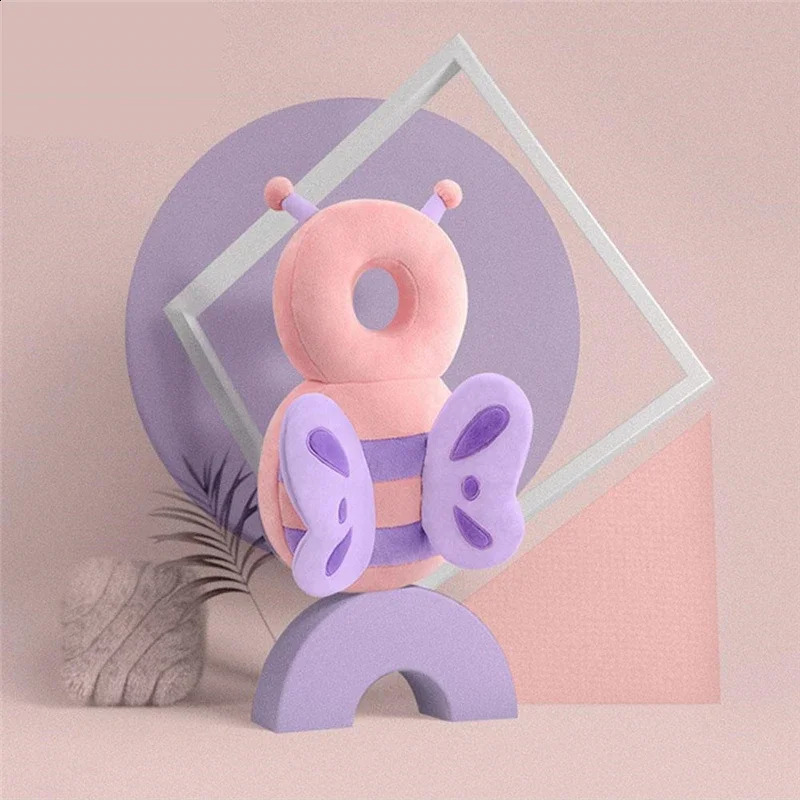 Baby Head Protector Backpack Pillow For Kids 1-3 Y Toddler Children Soft PP Cotton Protective Cushion Cartoon Security Pillows 240905