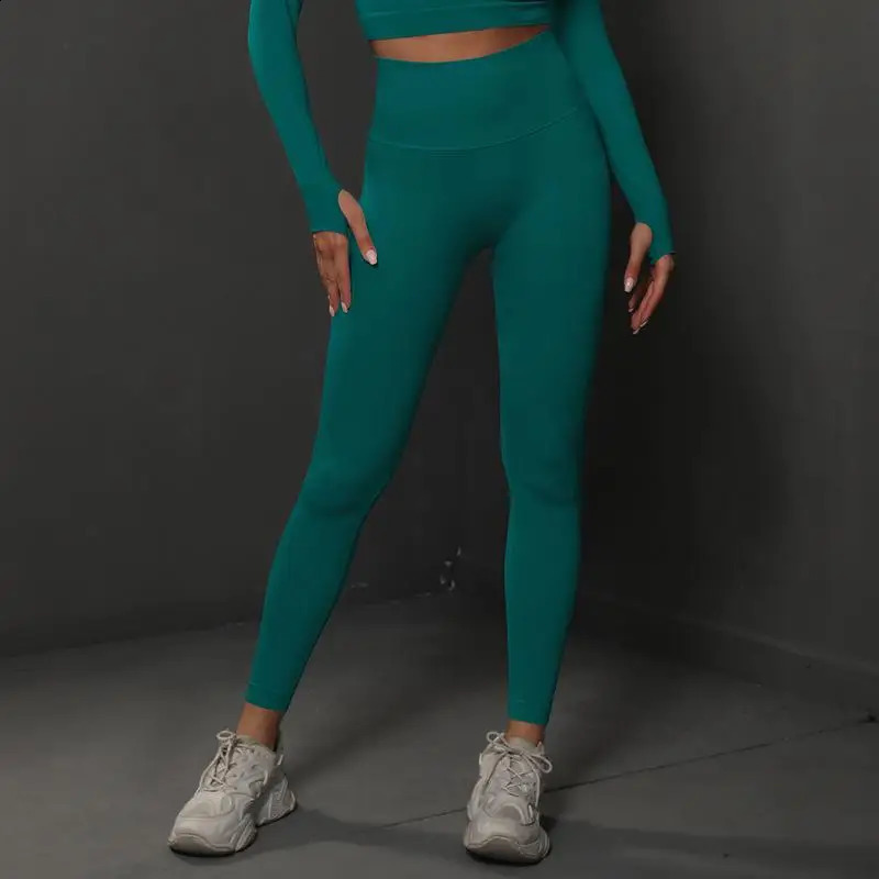 EVOLVE Womens Scrunch Seamless Legs Peach Hip Training Yoga Pants Sports Running Fitness 240914