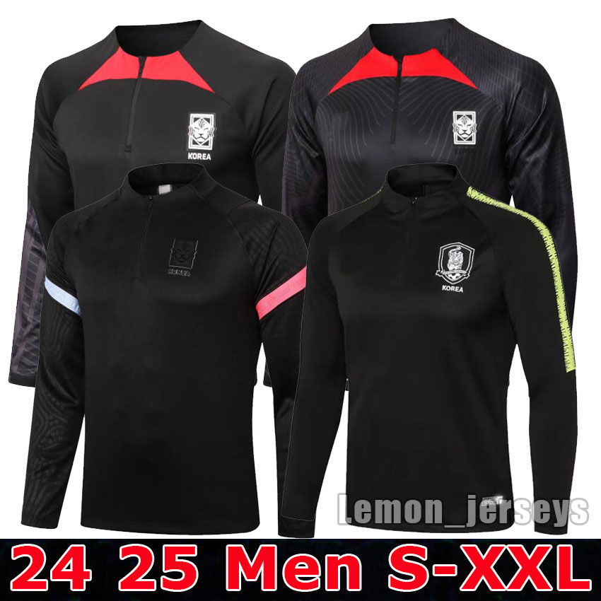 2023 2024 2025 South Korea men soccer tracksuits survetement 24 25 H M SON GUESUNG MINJAE Football Training top veste maillot de foot tracksuit football jogging Top