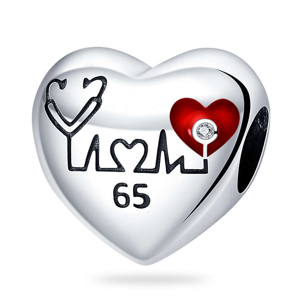 New 925 Sterling Silver Charm Love Heart shaped wing pendant Fit Charms Silver 925 Original Bracelet DIY Jewelry Making For women Gifts