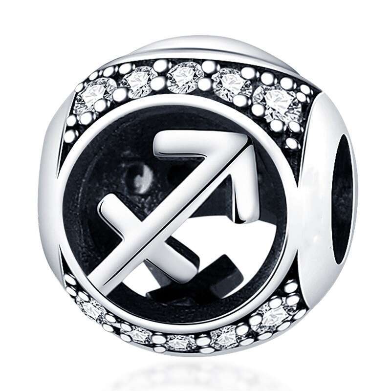 New 925 Sterling Silver Charm Twelve Constellation Series beads Fit Charms Silver 925 Original Bracelet DIY Jewelry Making For women Gifts