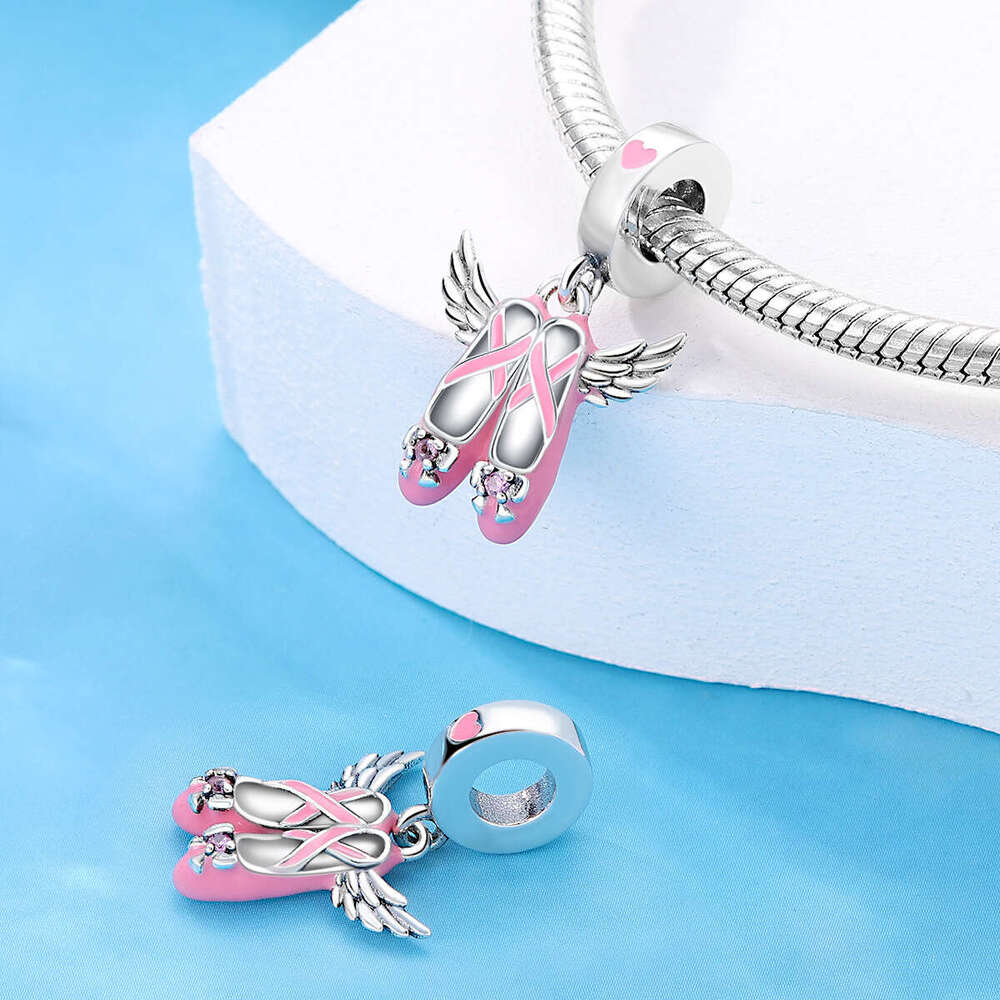 New 925 Sterling Silver Charm Romantic Travel Rose Tower Camera charms pendant beads Fit Charms Silver 925 Original Bracelet DIY Jewelry Making For wo