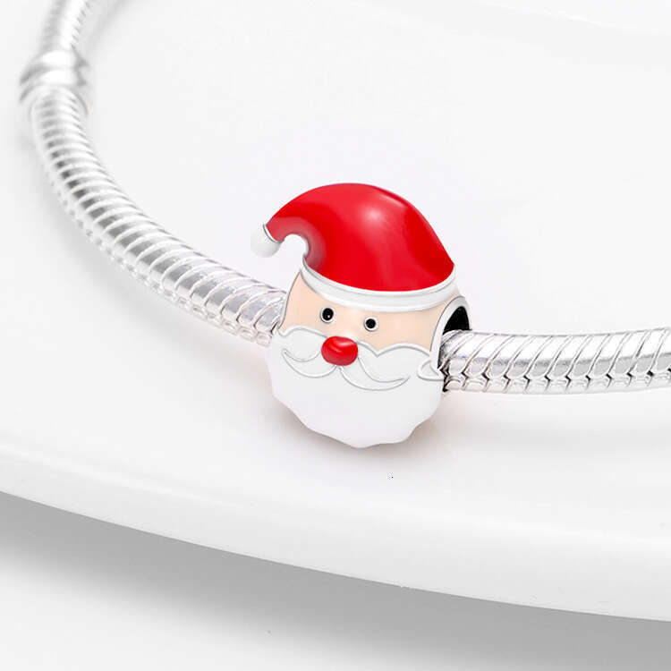 New 925 Sterling Silver Charm Santa Claus Beads Fit Charms Silver 925 Original Bracelet DIY Jewelry Making For women Gifts