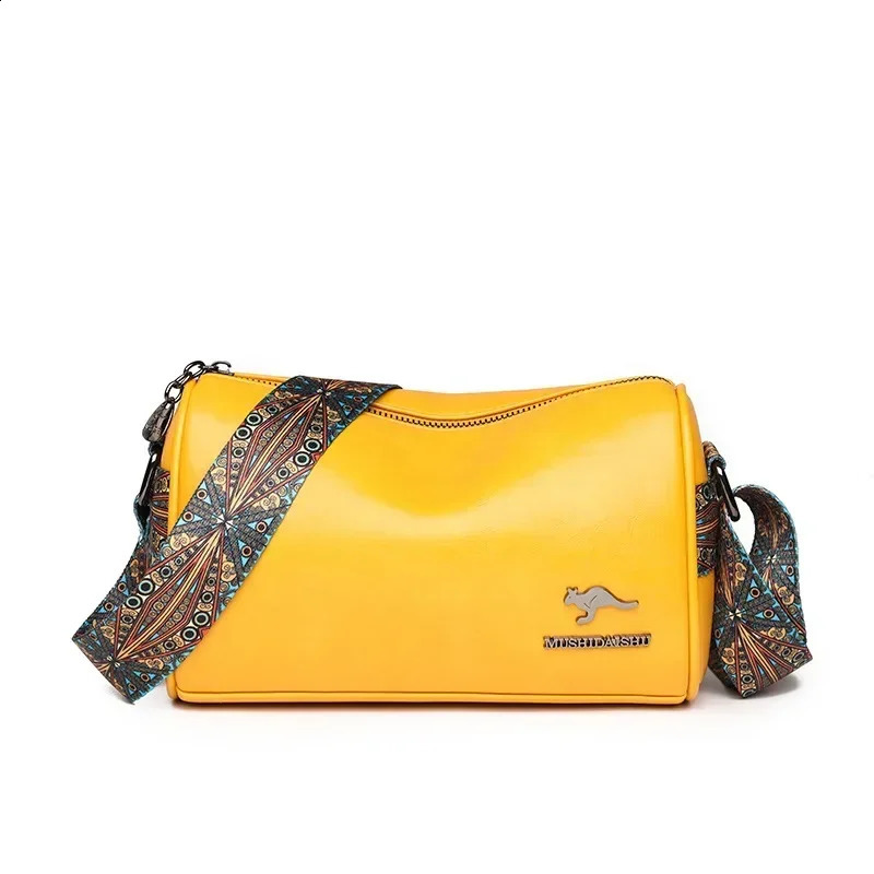 Womens Cross shaped Bag Fashion PU Soft Leather Texture Large Capacity Lightweight Casual Shoulder 240913